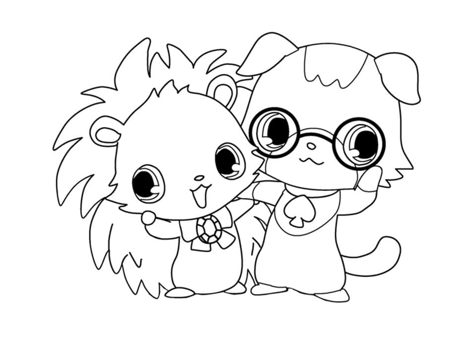 Jewelpets 9 Coloring Page