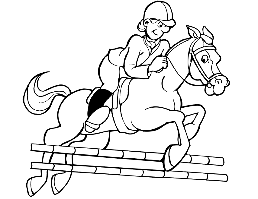 Jockey Jumping Horse S For Kidsbf74