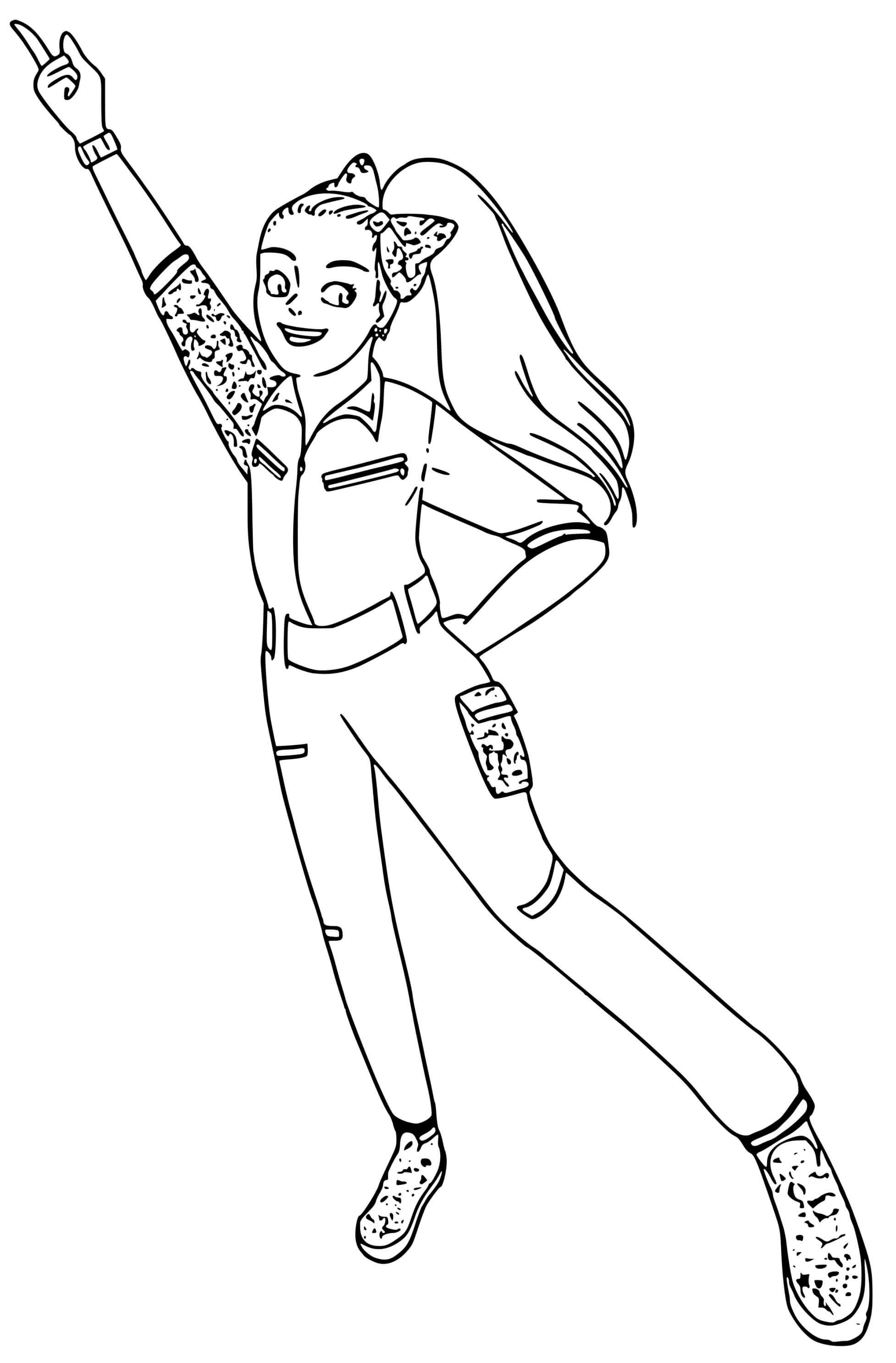 Jojo Siwa Dance Move Coloring Pages   Coloring Cool