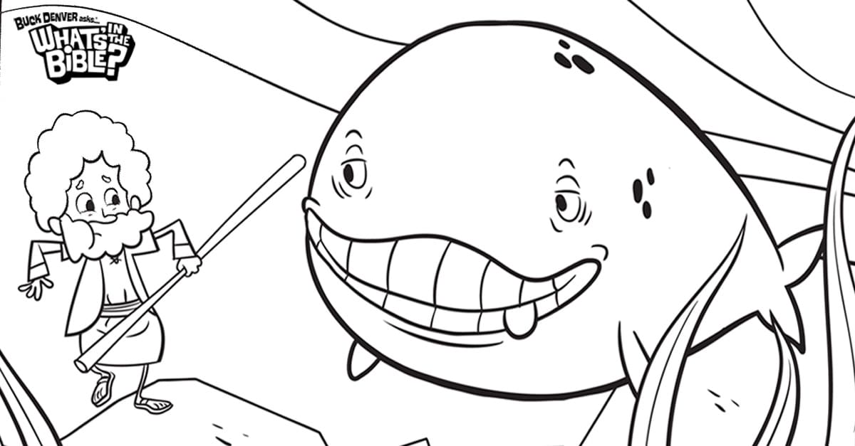 Cool Jonah and the Whale 18 Coloring Page