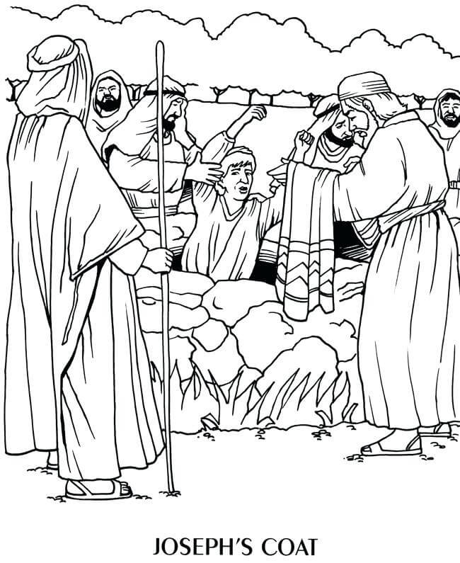 Joseph’s Coat 1 For Kids Coloring Page
