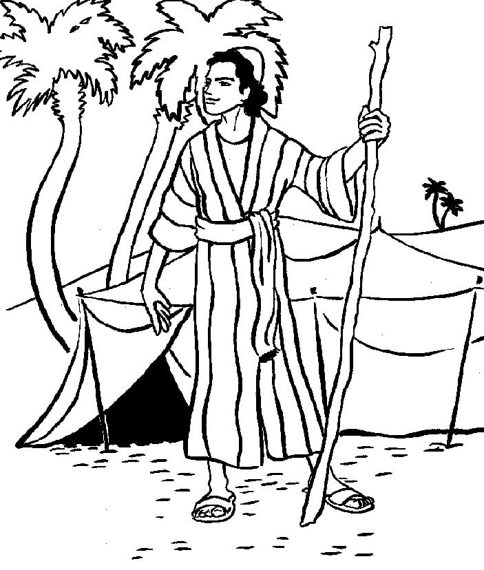 Joseph’s Coat Cool Coloring Page