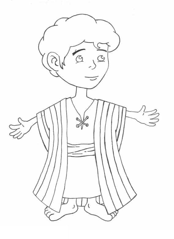 Joseph 4 Cool Coloring Page