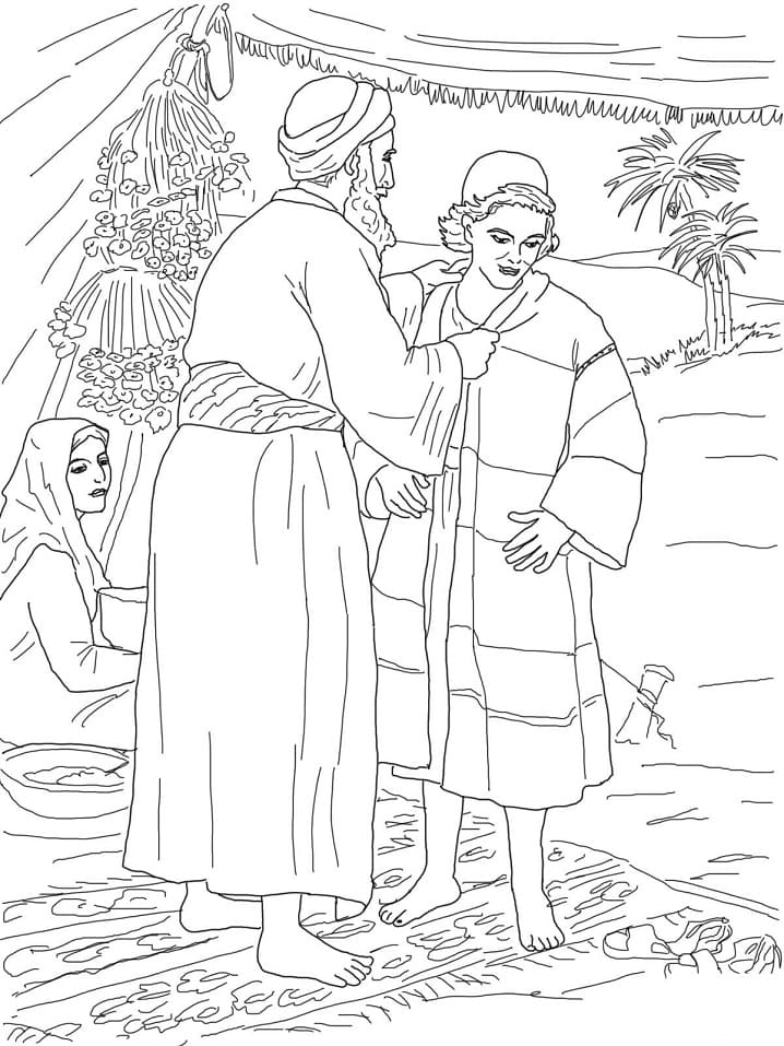 Joseph Coat of Many Colors 1 Cool Coloring Page
