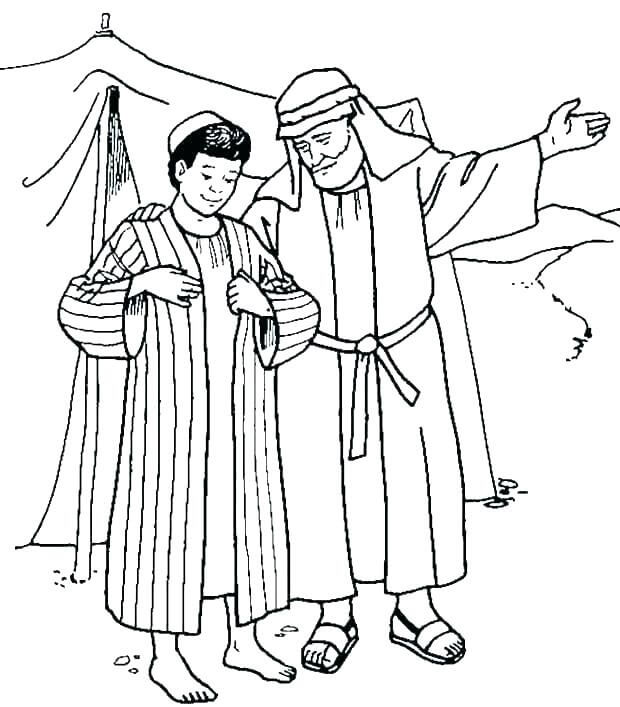 Cool Joseph Son of Jacob Coloring Page