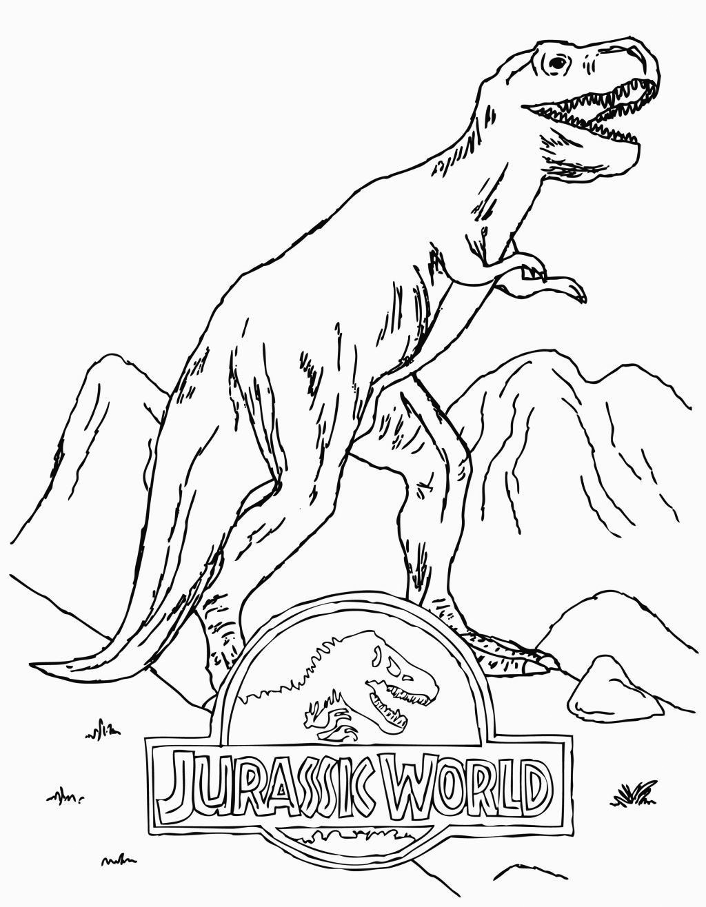 Jurassic Worlds Coloring Pages   Coloring Cool