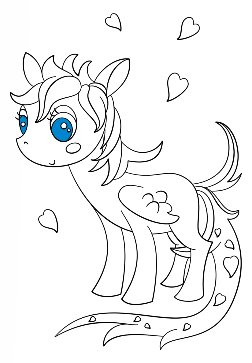 Kawaii Pegasus Pony