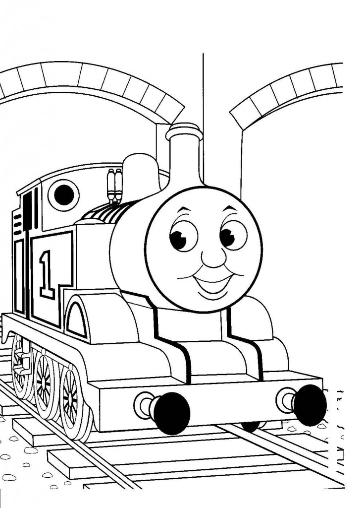 Kids Easy Thomas The Train Sd0cb Coloring Page
