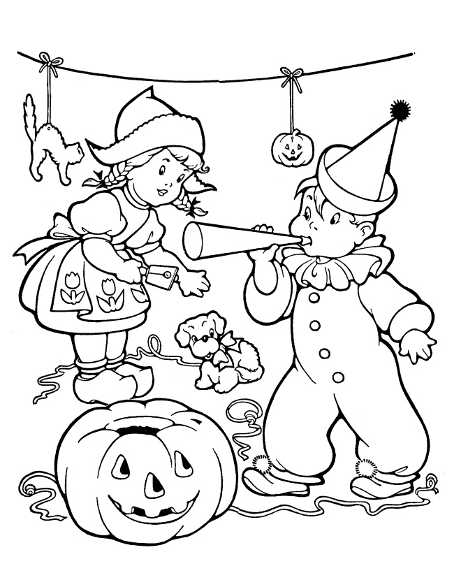 Kids Halloween S And Printables Coloring Page