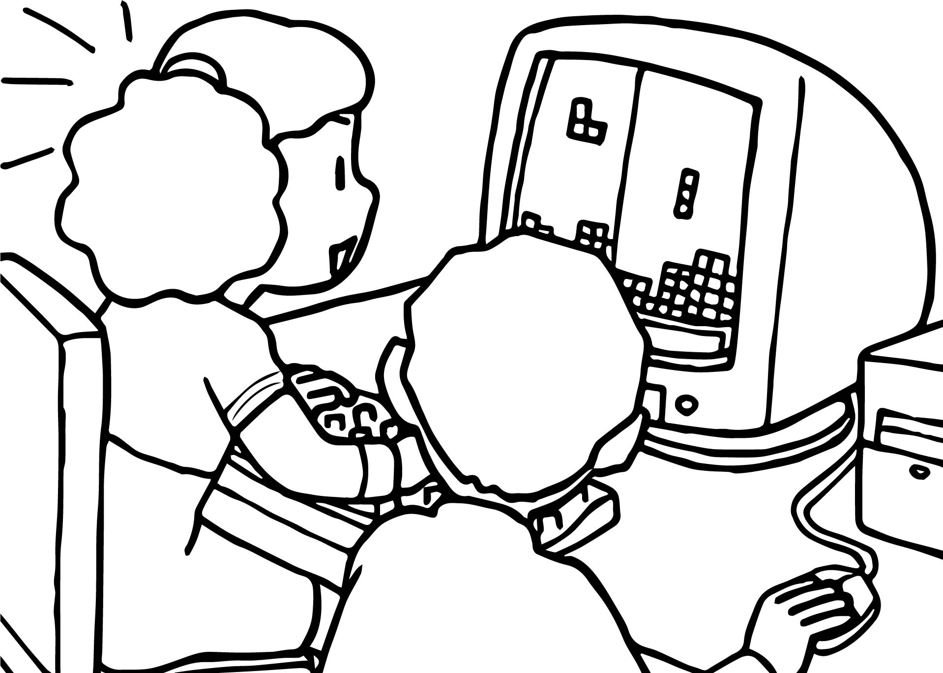 Kids Playing on Computers