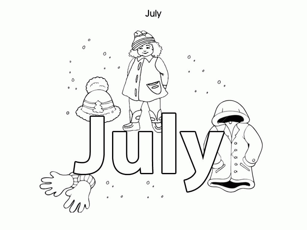 Kids with July