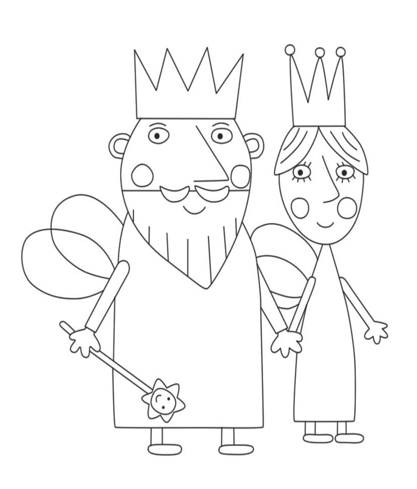 King And Queen Thistle Coloring Pages   Coloring Cool