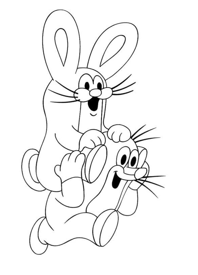 Krtek and Bunny