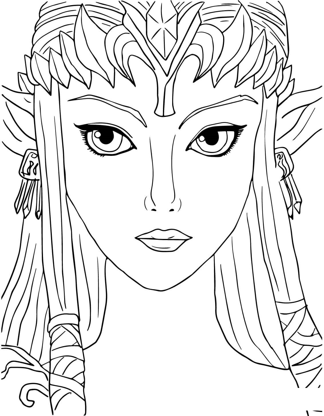 Legend Of Zelda Twilight Princess Coloring Pages   Coloring Cool