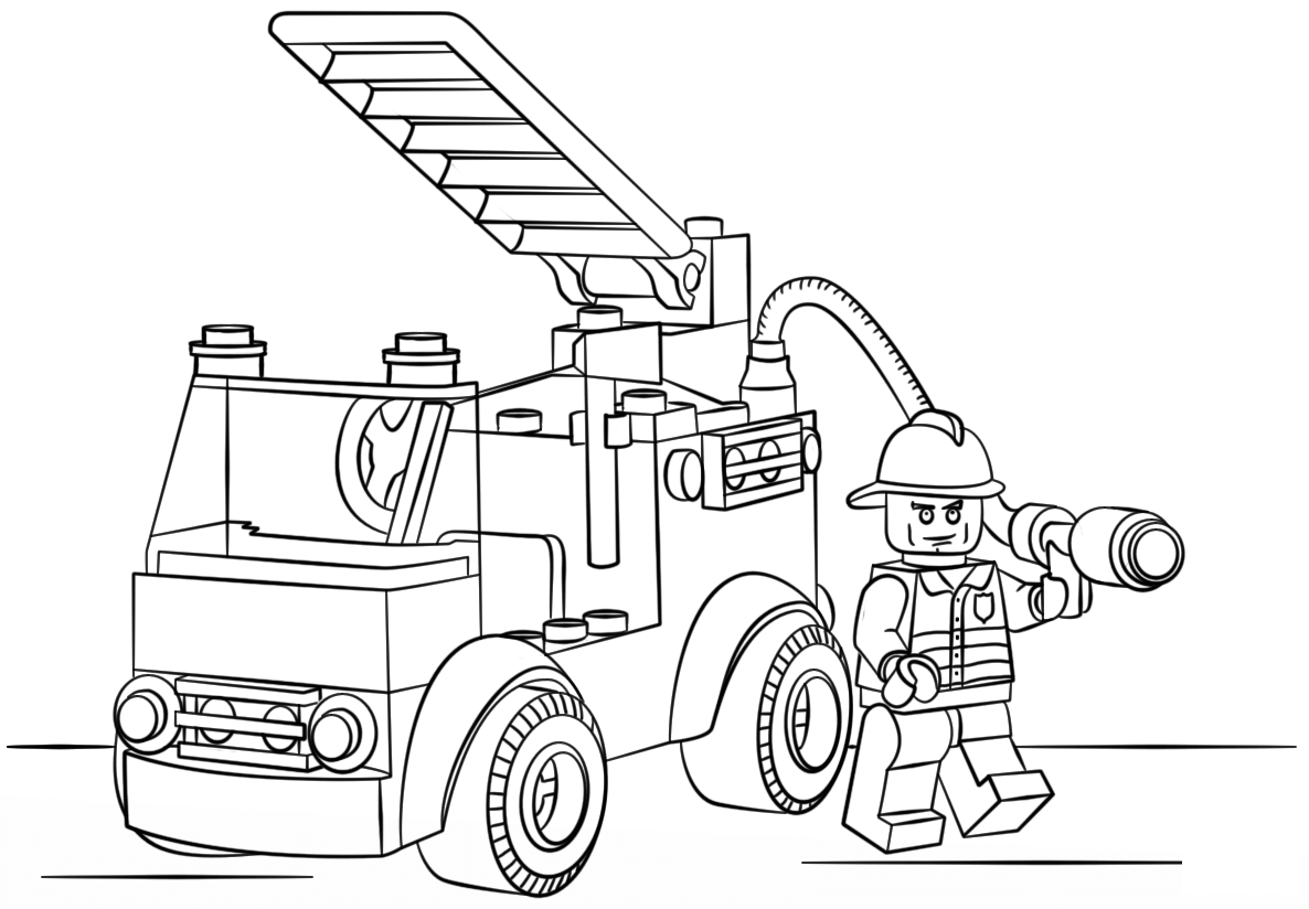Lego Fire Truck City