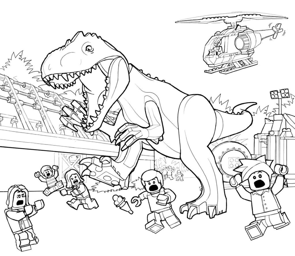 Lego Jurassic World Printables