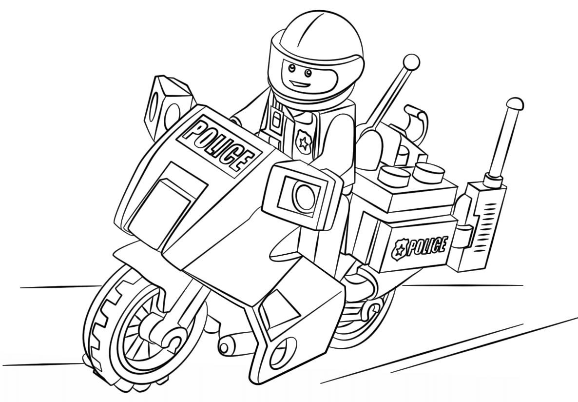 Lego Moto Police Car