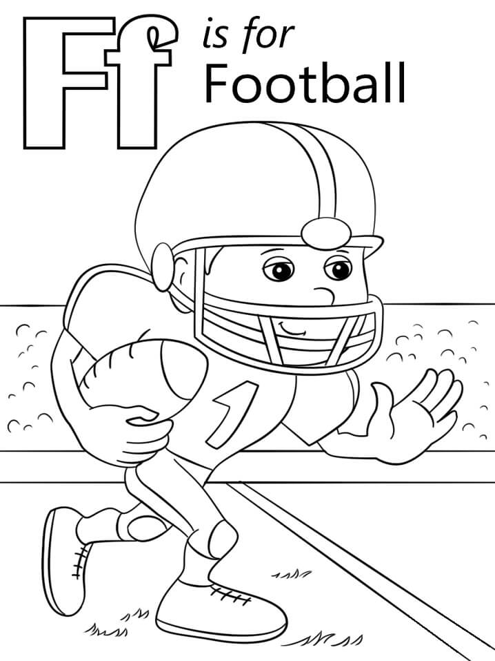 Letter F 8 Coloring Page