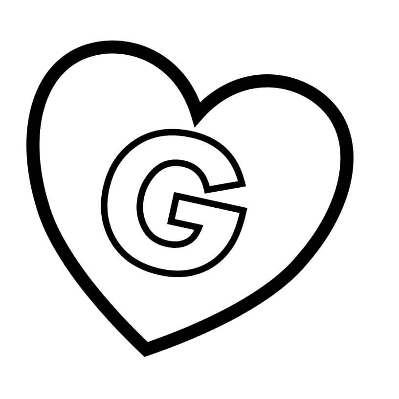 Letter G 1 Coloring Page