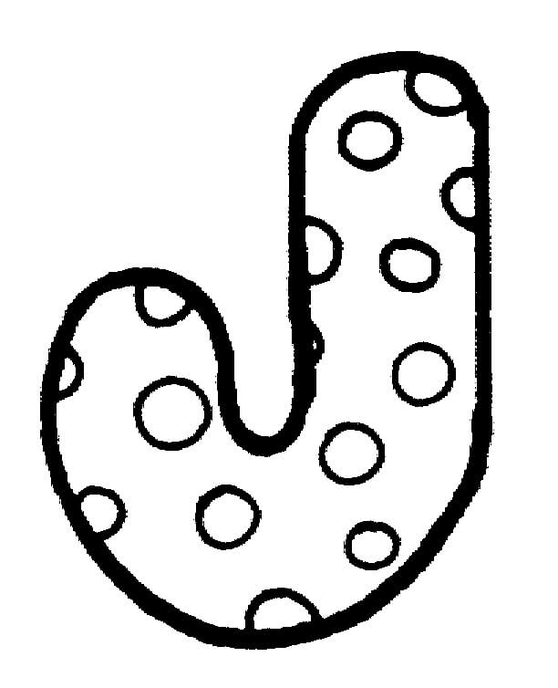 Letter J 8 Coloring Page