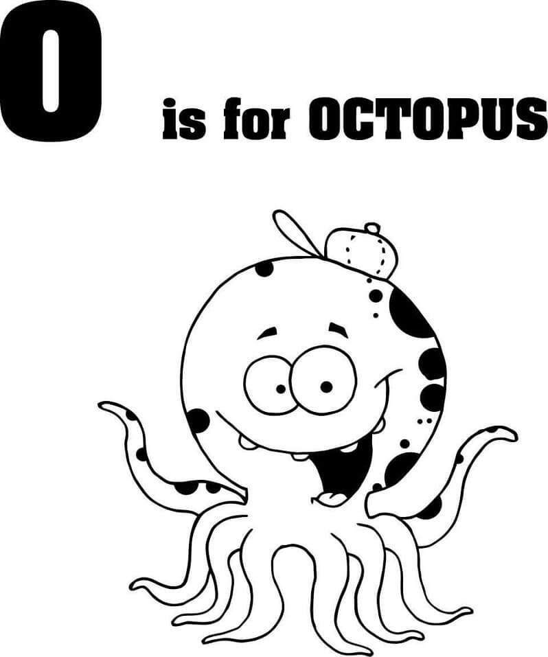 Letter O 2 Coloring Page