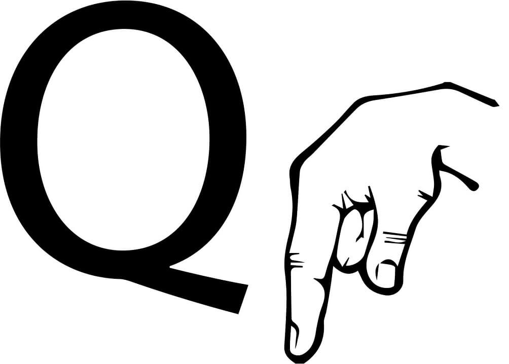 Letter Q Coloring Page