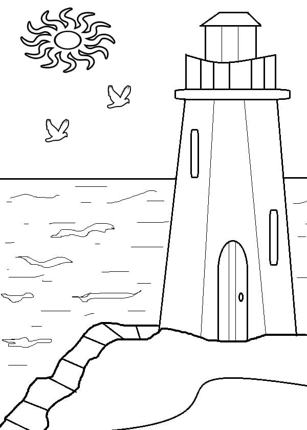 Lighthouse and Sun