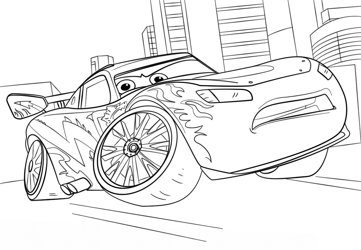 Lightning Mcqueen From Cars 20 Disney Coloring Pages   Coloring Cool