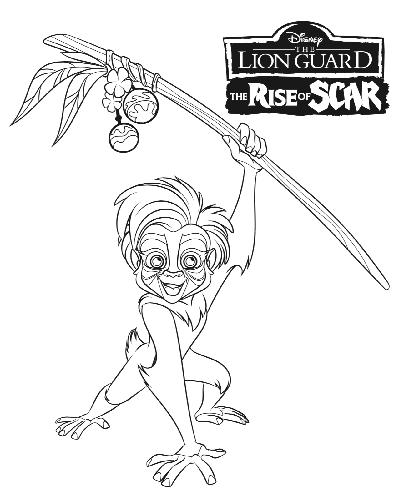 Lion Guard Rise of Scars Coloring Page