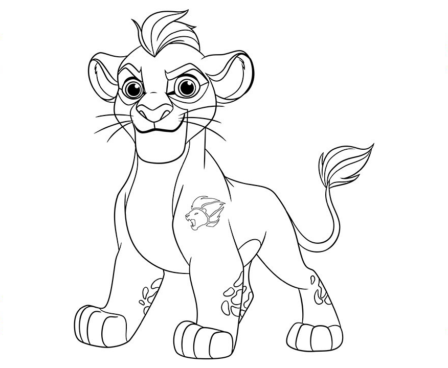 Lion Guards Free Printables Coloring Page