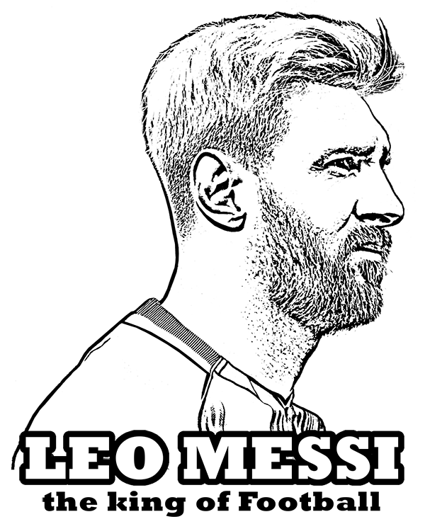 Lionel Messi the King of Football