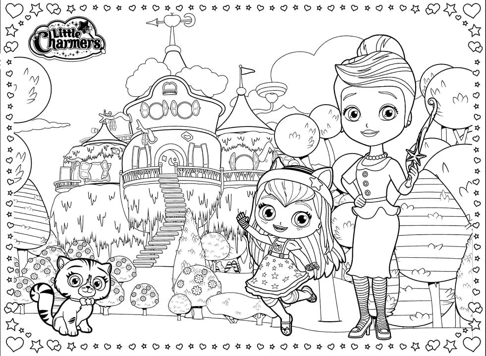 Little Charmers 1 Coloring Page