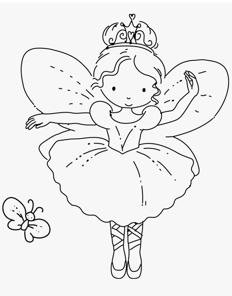 Little Fairy and Butterfly