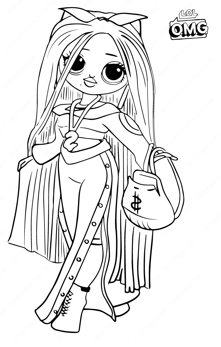 Lol Suprise Omg Swag Fashion Doll Coloring Page
