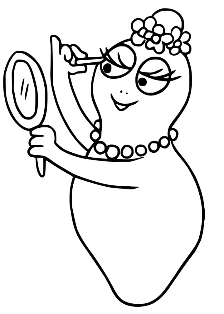 Lovely Barbabelle Coloring Page