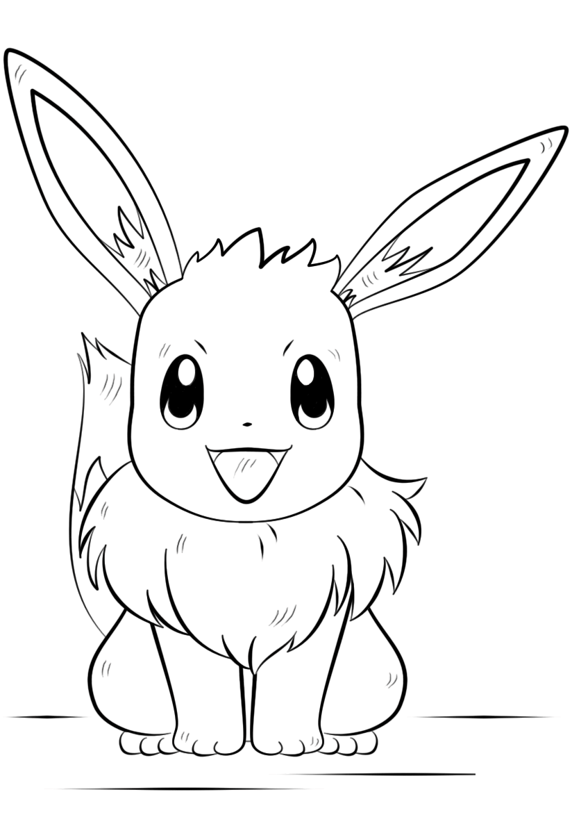Lovely Eevee Smiling