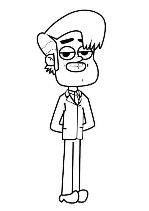 Lyle Bush from Loopedc Coloring Page