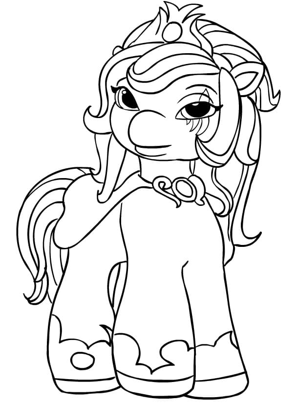 Lynn from Filly Funtasia Coloring Page