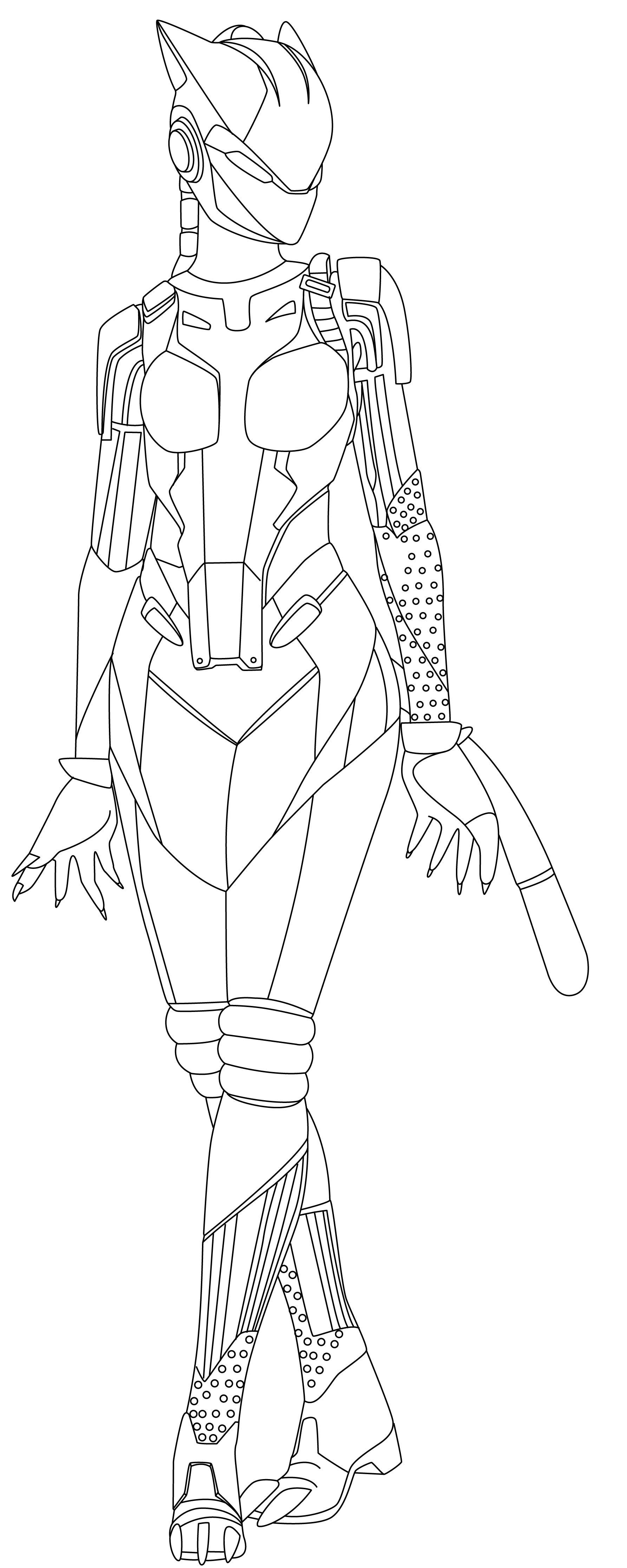 Lynx Fortnite Hd Coloring Page