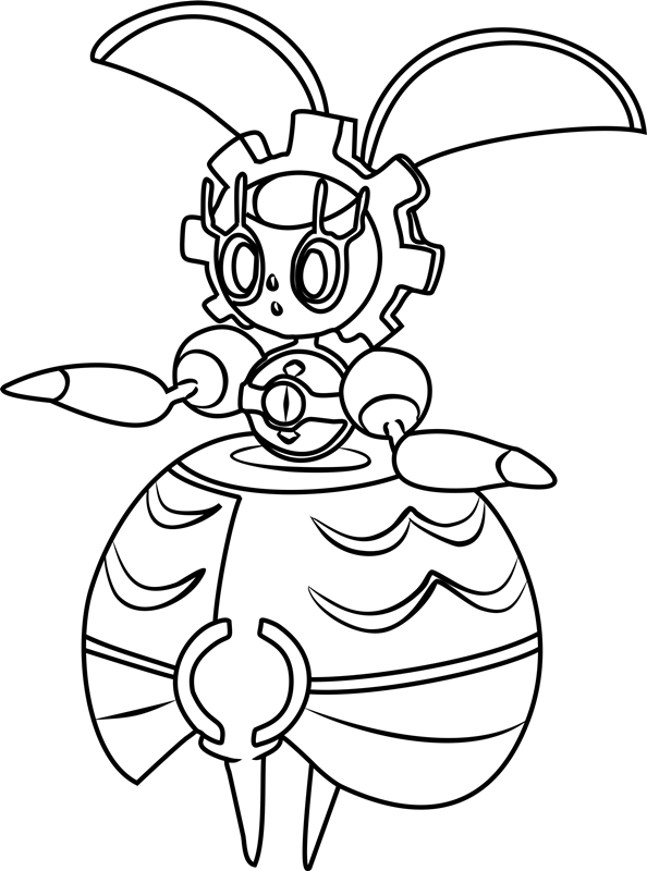 Magearna Pokemon Coloring Page