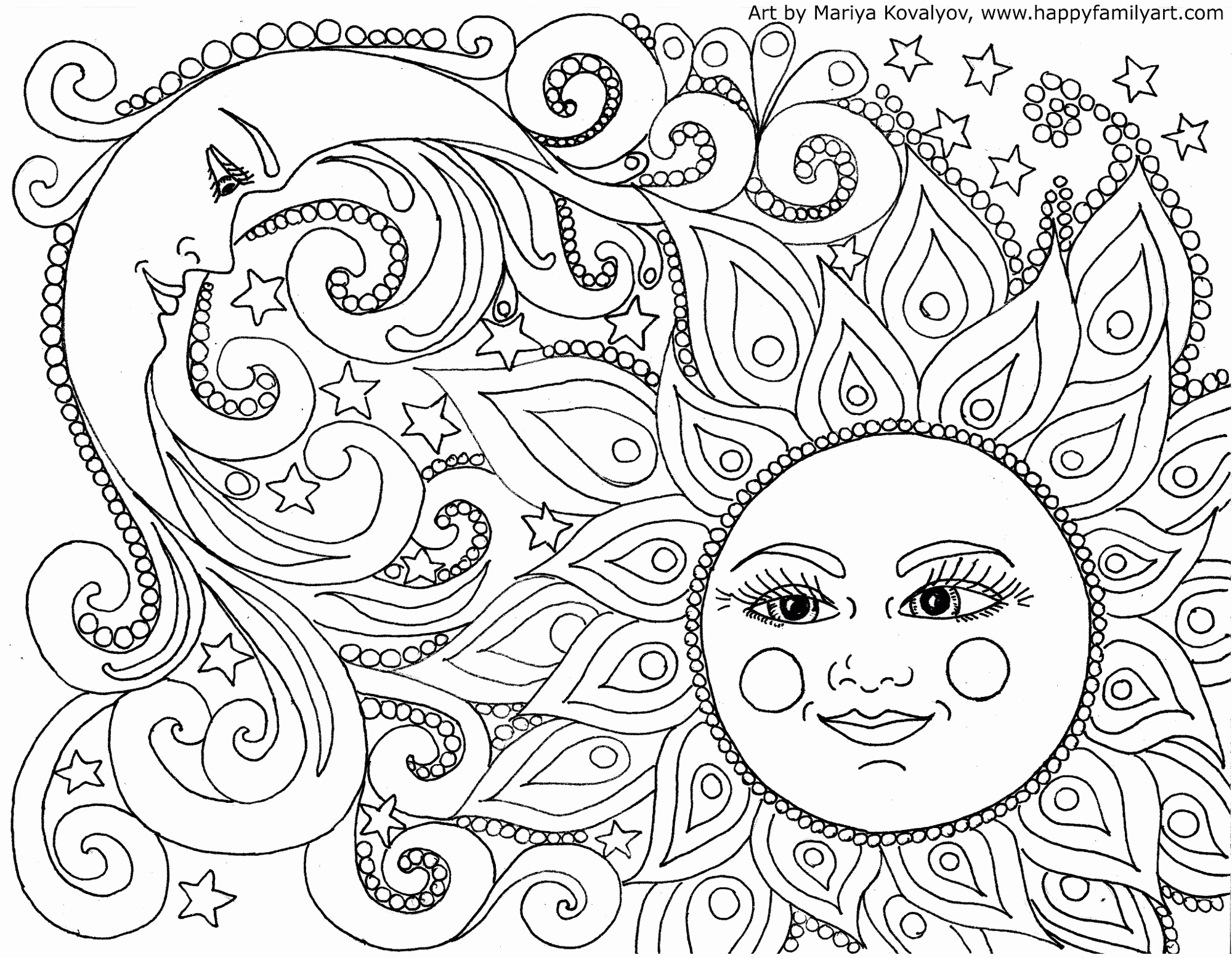 Mandala Sun And Moon