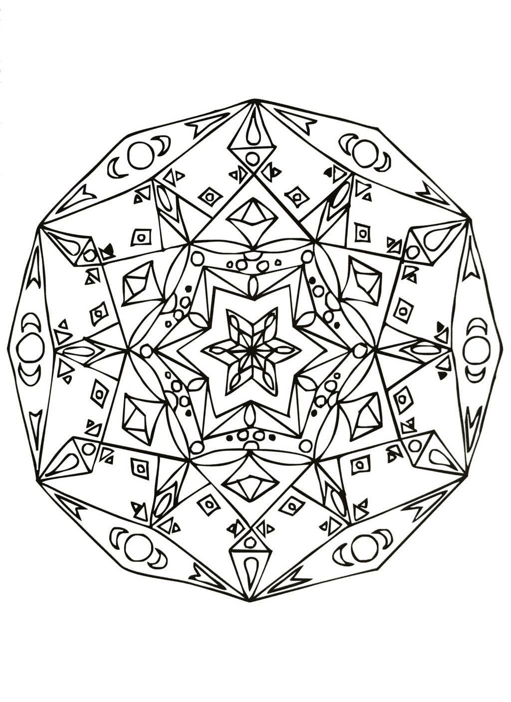 Mandalas To Download For Free 16 Coloring Page