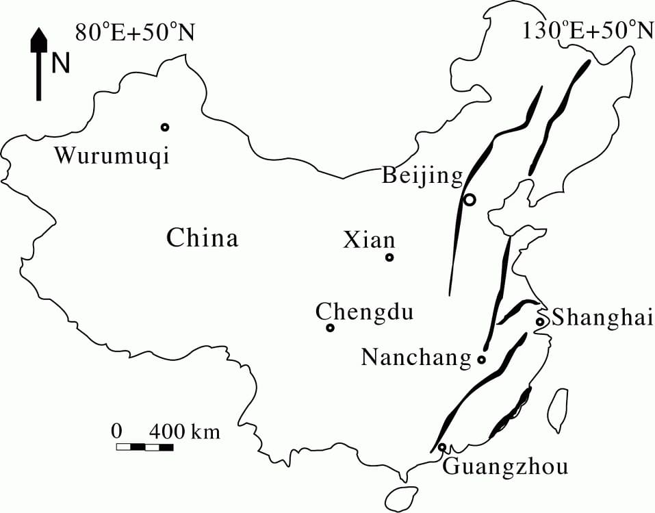 Map of China 4 Coloring Page