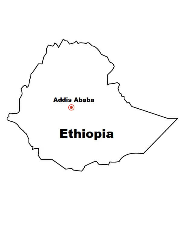 Map of Ethiopia 2