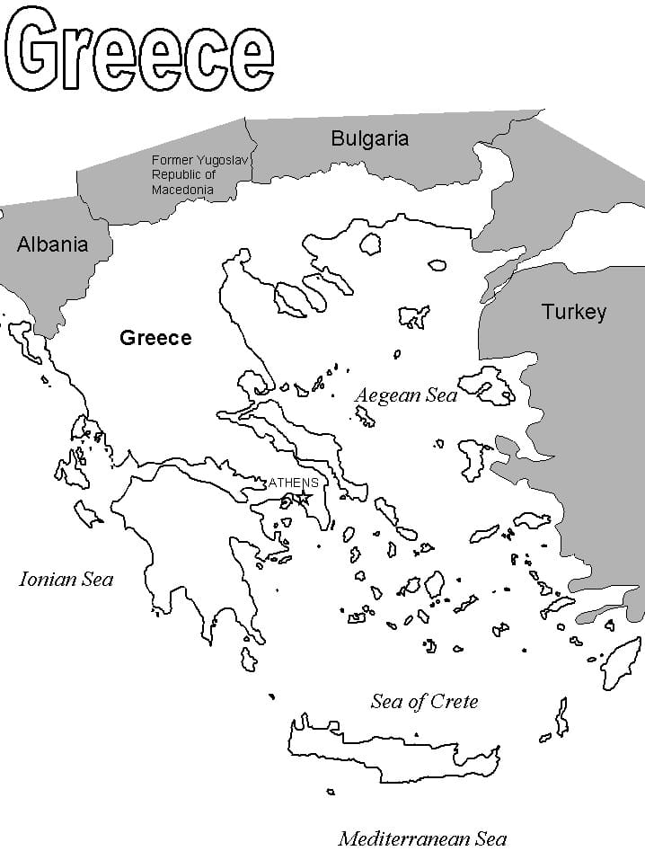 Map of Greece 2