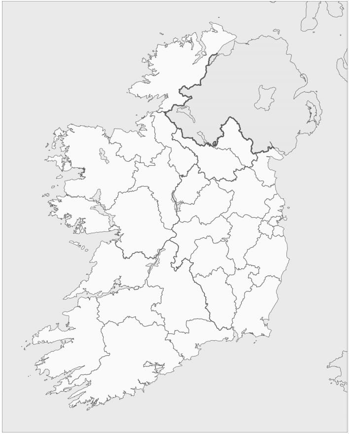 Map of Ireland 2
