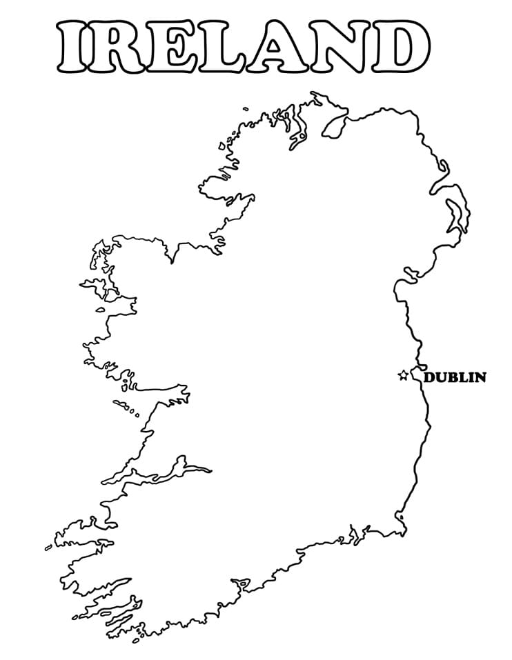 Map of Ireland 3