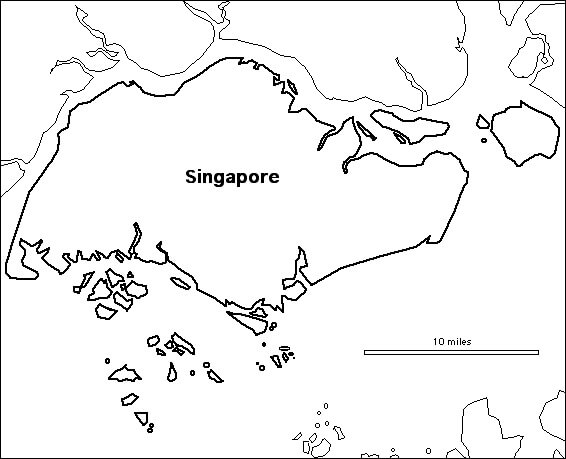 Map of Singapore 1