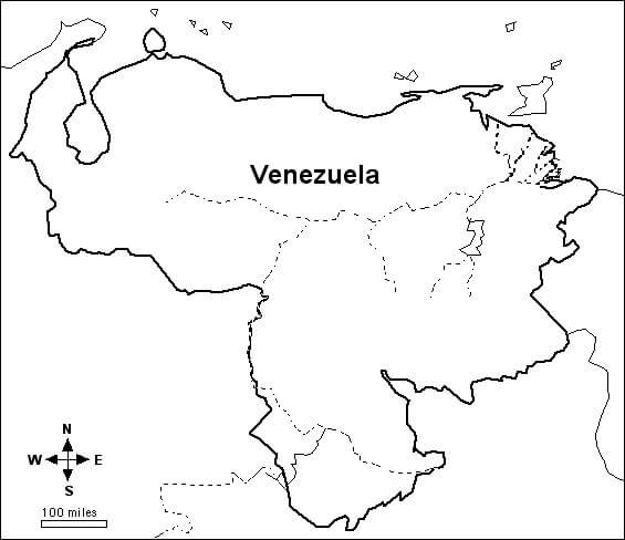 Map of Venezuela 1