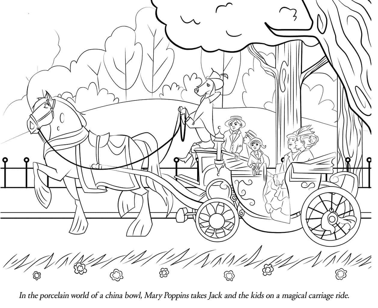 Mary Poppins Returns Coloring Page